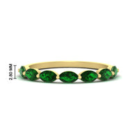 7 Stone Marquise East West 1 Carat Band