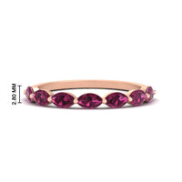 7 Stone Marquise East West 1 Carat Band