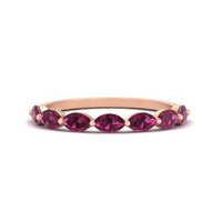 7 Stone Marquise East West 1 Carat Band