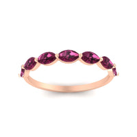 7 Stone Marquise East West 1 Carat Band