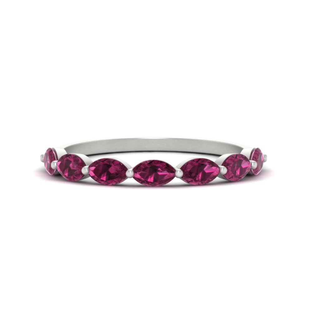 7 Stone Marquise East West 1 Carat Band