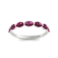 7 Stone Marquise East West 1 Carat Band