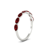 7 Stone Marquise East West 1 Carat Band