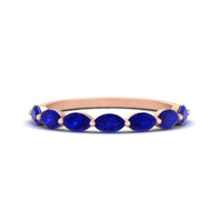 7 Stone Marquise East West 1 Carat Band