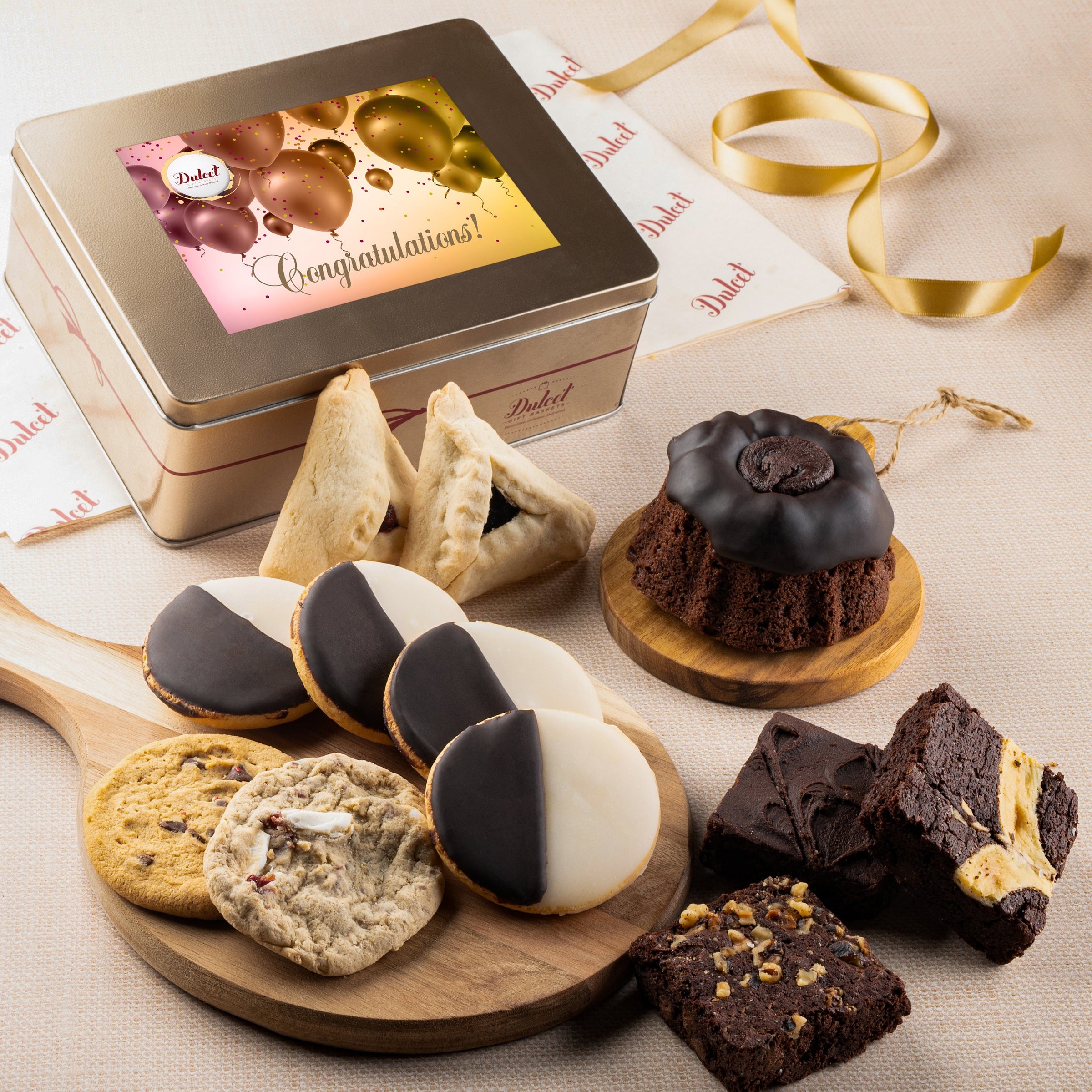 Classic Cookie and Brownie Keepsake Gift Tin - BIG FRENCHIES