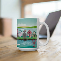 Martha's Vineyard Ceramic Mug 11oz or 15oz - BIG FRENCHIES