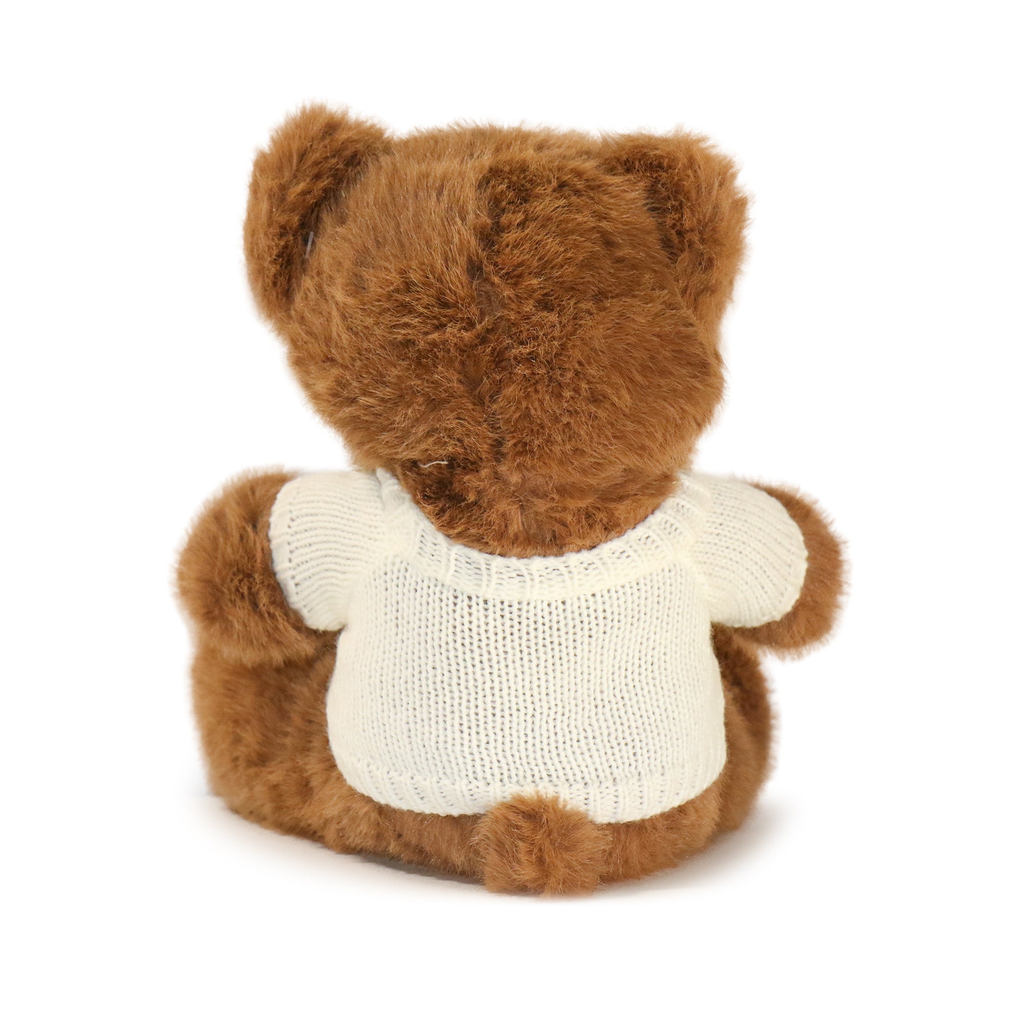12-inch Fashionable Cozy Sweater Bear with White Sweater