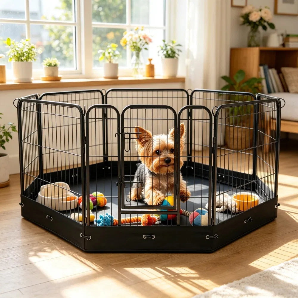 Dog House with Space-Saving for Outdoor