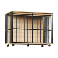 Dog crate furniture, large-sized dog crate suitable for medium to large dogs, wooden dog kennel furniture