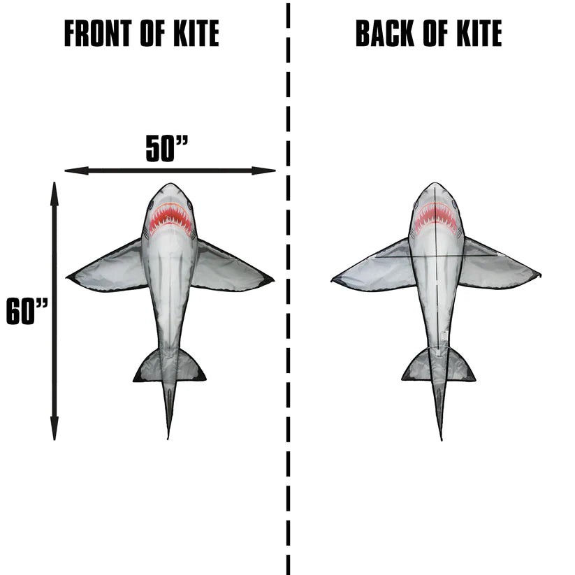 SeaLife 60 inch tall Nylon Shark Kite