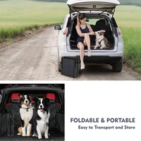 Dog Ramp For Car 65inchX17.2inch Large Folding Pet Stair Ramps For Truck, SUV, With Non-Slip Surface, Up To 250LBS, Outd