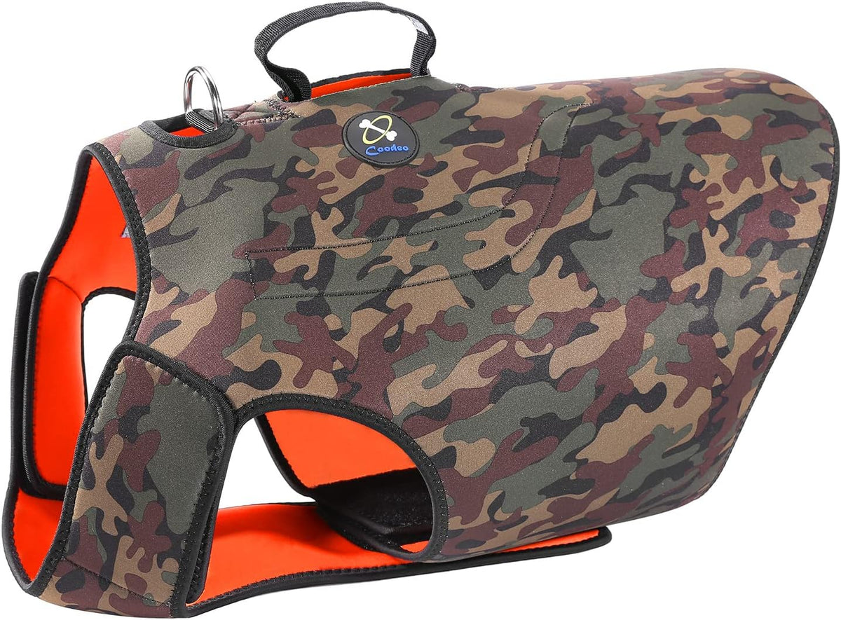 Coodeo Dog Hunting Vest Orange - Medium