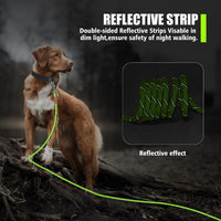 Long Dog Leash Reflective Rope Training Lead 15ft 30ft 50ft Check Cord – Essentials for Dogs - Light Green / 30ft x 3/8inch - image 4