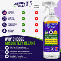 Absolutely Clean Amazing Small Animal Cage Cleaner - 32 Fl Oz (Pack of 1) - image 4