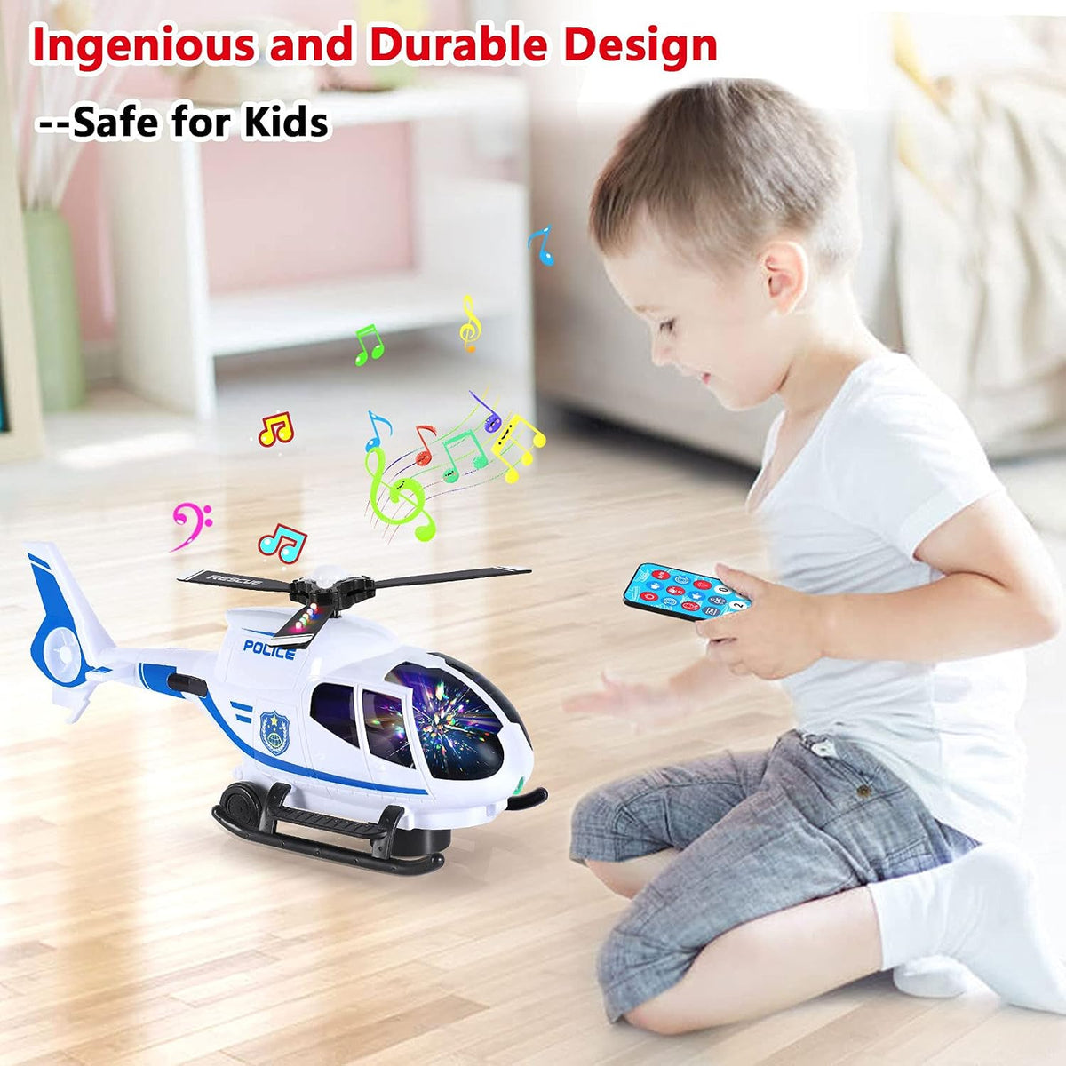 ele ELEOPTION Airplane Toy Infrared Remote Control Plane Toys - Airplane White - image 3