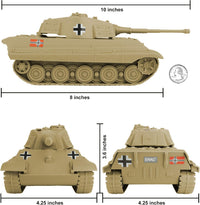 BMC WW2 German King Tiger Tank - image 2
