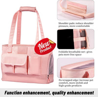 Cat Carrier, Dog Carrier, Pet Carrier - Pink - image 4