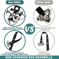 BLUETREE Dog Doorbells Premium Quality Training Potty Great Dog Bells - 02Black - image 4