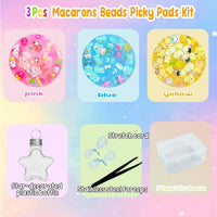 Pixnest 5 pack picky pads, rainbow fidget picking pads 3.34 inch with tweezer - view 30