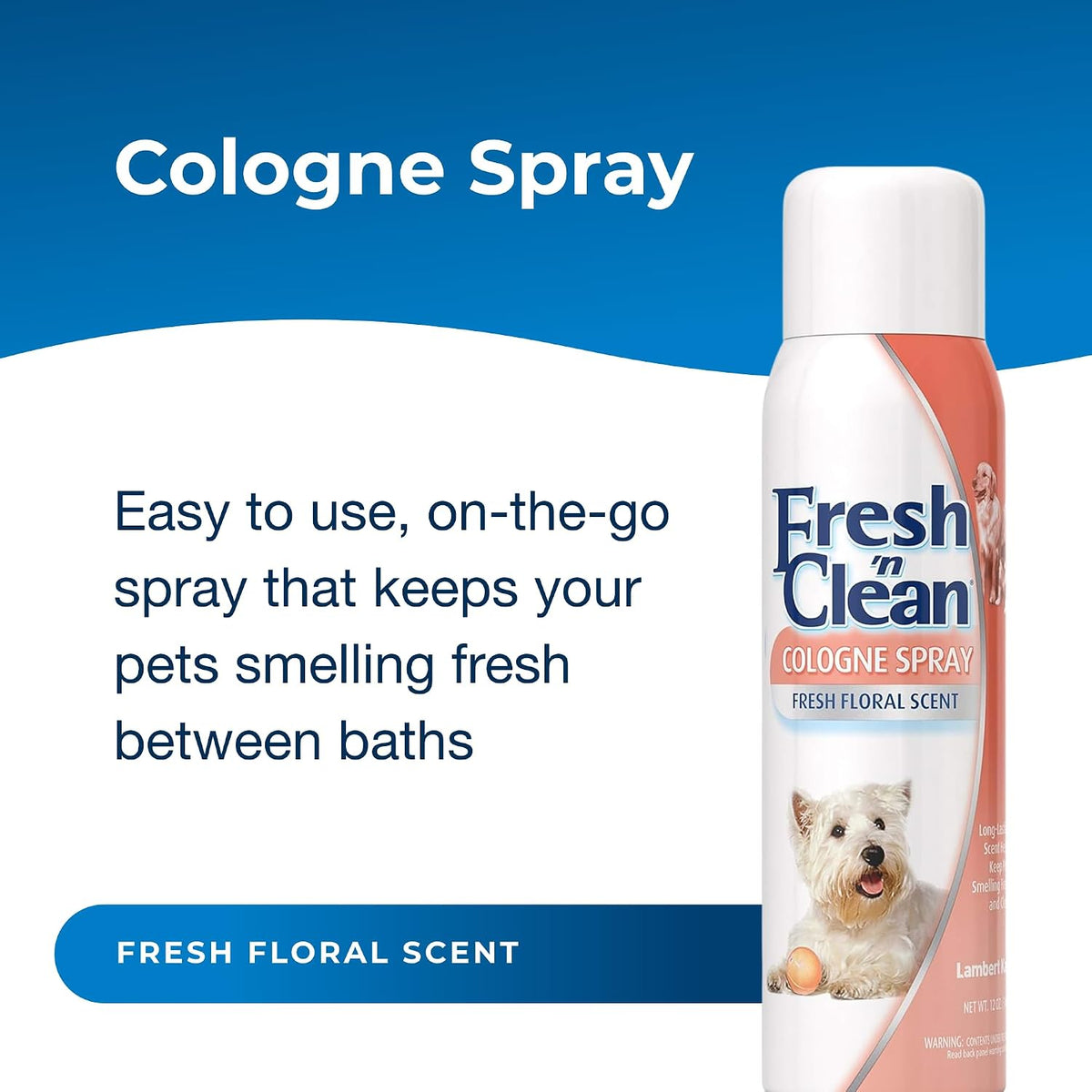 PetAg Fresh ’n Clean Cologne Spray, Floral Scent - image 2