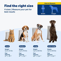 PetSafe Plastic Dog & Cat Door, Pets Up to 40 lb, Paintable - Large - image 3