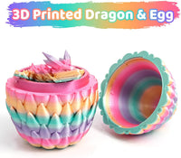 3D Printed Dragon Egg, Large 12" for Kids, Dragon Lovers - De02-green - image 3