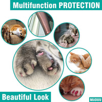 10x Colors / 100 pcs Cat Nail Caps - L - image 3