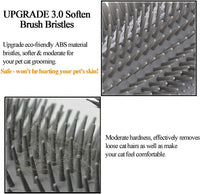 Kingtree Cat Wall Scratcher Self Groomer with Catnip - Gray - image 3