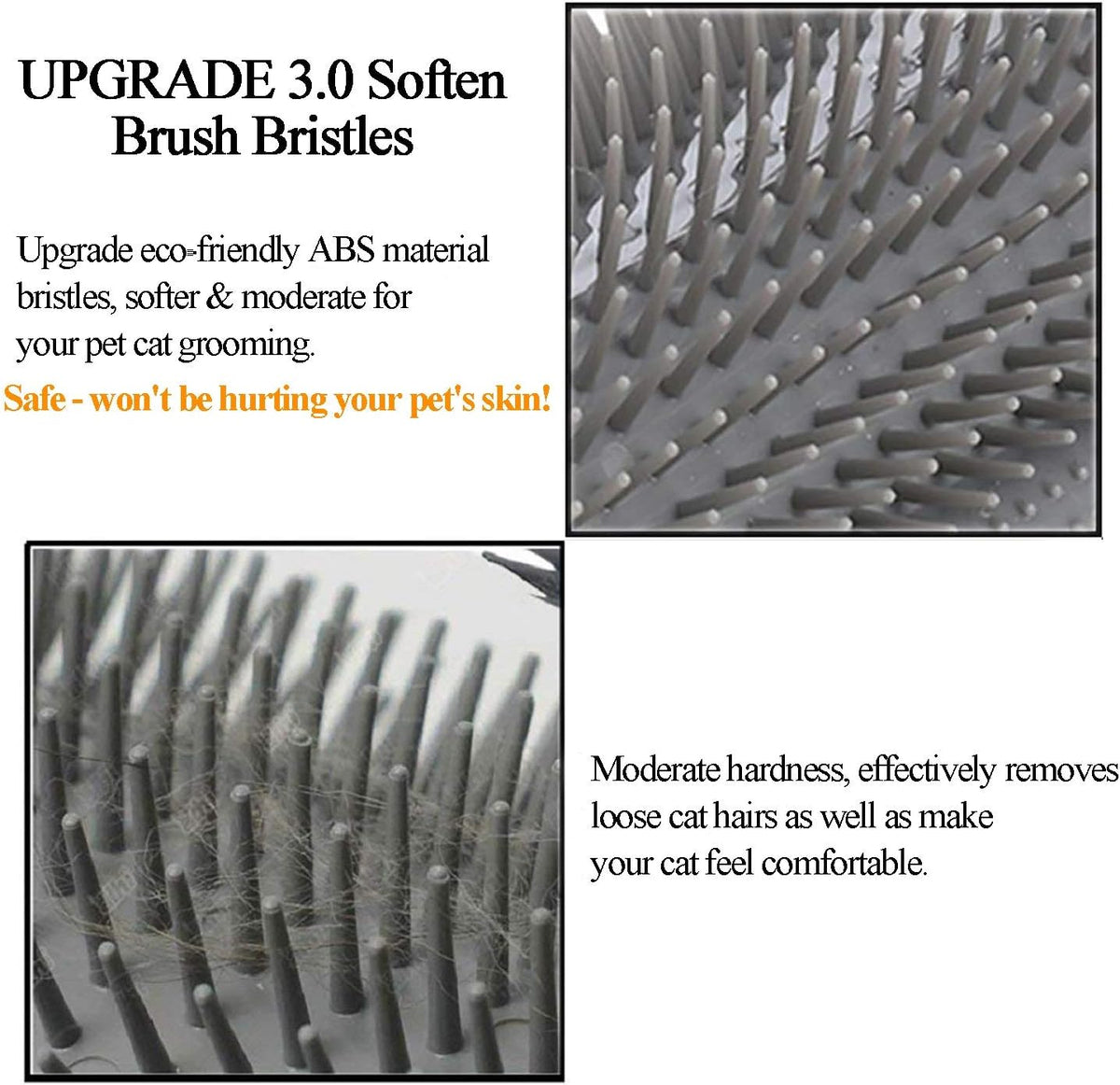 Kingtree Cat Wall Scratcher Self Groomer with Catnip - Gray - image 3