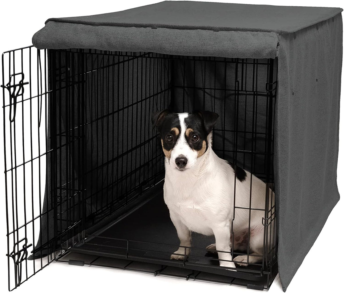 Friends Forever Metal Dog Crate Cover - 30.5"L x 19.5"W x 21"H