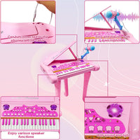 Dollox Keyboard Piano for Kids - Pink - image 4