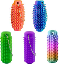 3PCS Little Ouchies Spiky Fidget Keychain for Adult – Fun for Kids & Family - 5PC-Style2 #2