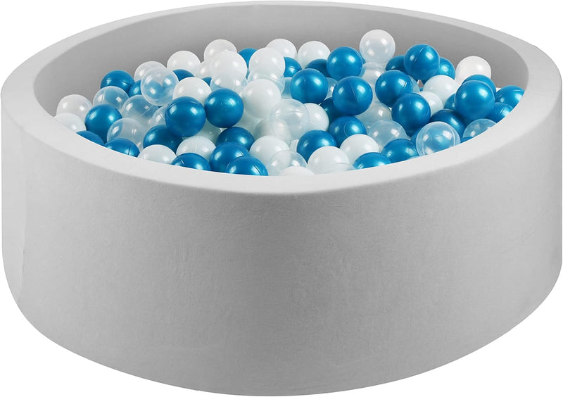 Foam Ball Pit for Kids Toddlers, Round Soft Ball Pit
