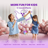 IROO Mini Karaoke Machine for Kids - Light Purple - image 3