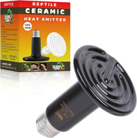 LUCKY HERP Heat Lamp Bulbs, 150W Reptile Heat Lamp 2 Pack - Ceramic Heat Emitter / 100W 1-Pack