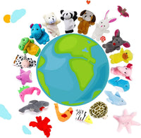 RIY 10Pcs Story Time Finger Puppets - Sea Animal - image 3