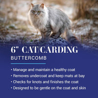 Chris Christensen 6in Cat/Carding Dual Tooth Butter Comb - image 2