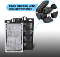 DaToo aquarium filter cartridges for the DTF-01, double-sided cotton with activated carbon - view 3