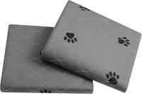 SincoPet Washable Pee Pads for Dogs + Free Puppy Grooming Gloves/Quilted, Fast Absorbing Machine Washable Dog Whelping Pad/Waterproof Puppy Training Pad/Housebreaking Absorption Pads