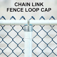Therwen 12 pack aluminum chain link fence ring caps for 2-3/8 inch posts - view 18
