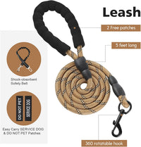 No Pull Tactical Dog Harness Medium Sized Dog, Service Dog Vest - Large(Chest:27.5-44.9",Neck:18.9-26.8") / Brown - image 3