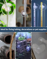 Pawfly 20 Pack Aquarium Suction Cups with Clips and Adjustable Zip - 20 Pack - image 2