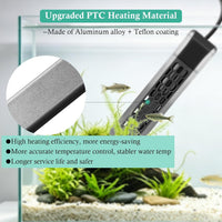 HITOP Aquarium PTC Heater with Controller: 200W 300W 400W Digital - 300W(40-80Gal) - image 4