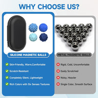 Magnetic Fidget Balls for Adults & Teens - Blue (8-pack) - image 2