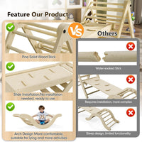 bbgroundgrm Pikler Triangle Set Climber 5 in 1 - image 3