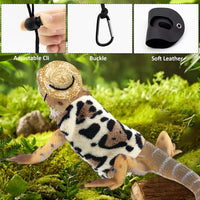 Bearded Dragon Leash and Harness Set, Bearded Dragon Accessories - Leopard - image 4