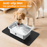 URPOWER 2 Pack 1.25 Gallon Large Dog Water Bowl Stainless Steel Dog - 0.85 Gallon - image 3