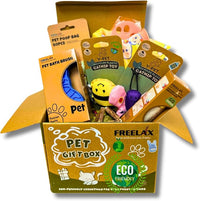 Eco-Friendly Cat Gift Box – 7-Piece Set with Organic Catnip Toys, Feather Wand, Blanket & Pop-Up Cat Cave for Indoor Cats and Kittens