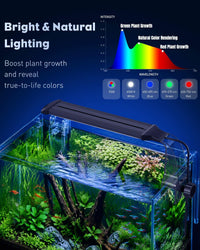Pawfly 6 W LED Aquarium Light for 1 to 5 Gallon Fish Tanks Clip On - For 10 to 20 Gallon Fish Tank（Bluetooth） - image 3