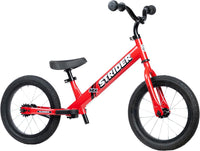 Strider 14x classic balance bike in Rocket Red for kids ages 3 to 6 - view 2